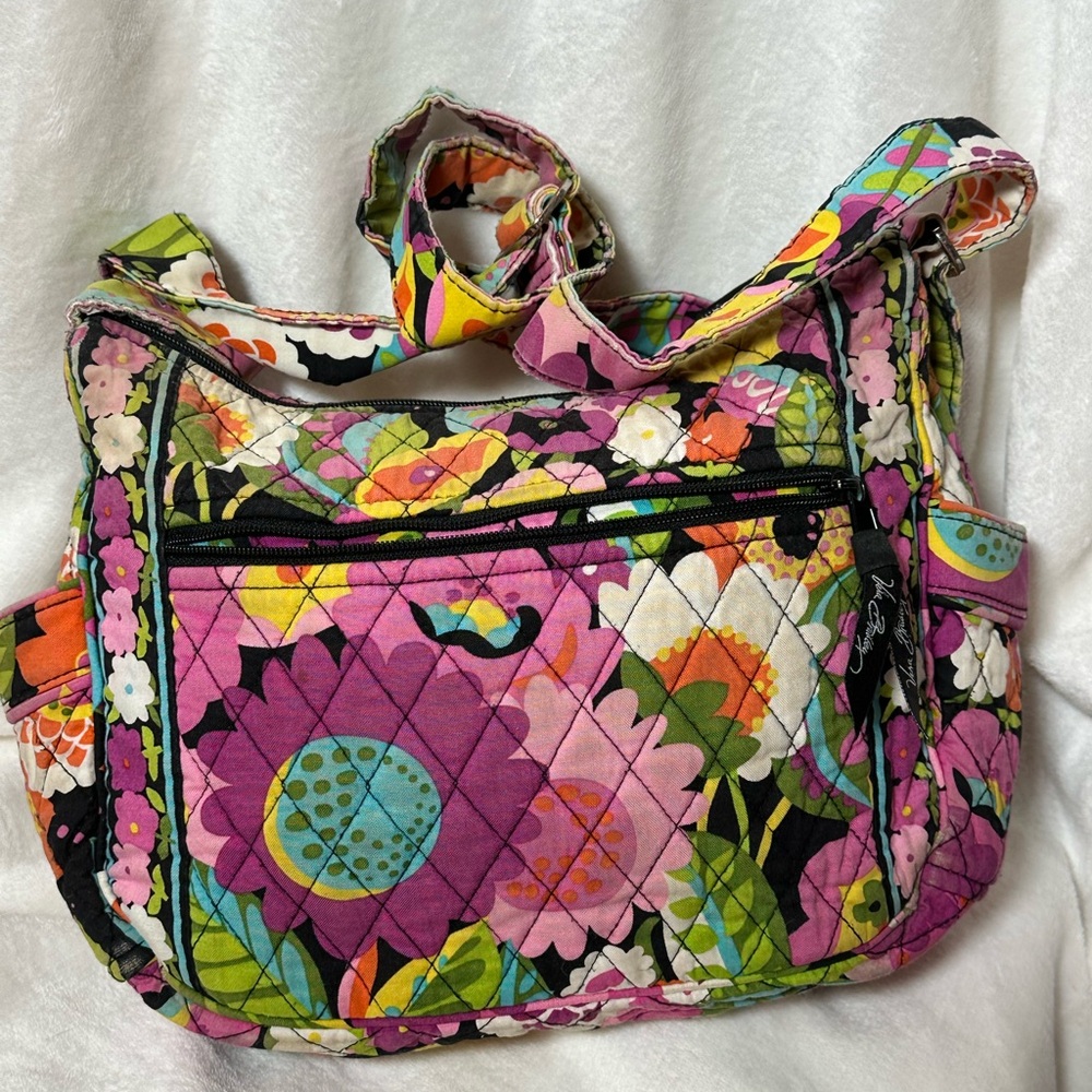 🌟Vera Bradley Multicolor Floral Shoulder Bag - Picture 1 of 3